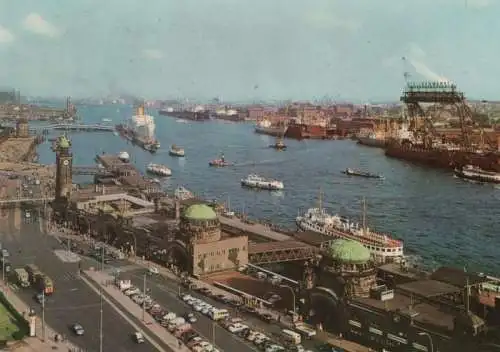 Hamburg - St. Pauli-Landungsbrücken - 1964