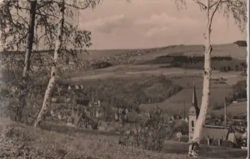 Schwarzenberg - im Hintergrund Bernsbach - 1959