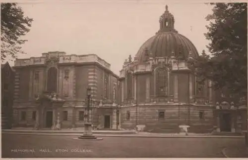 Großbritannien - Großbritannien - Eton - College, Memorial Hall - ca. 1940