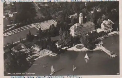 Lindau - Bad Schachen Bodensee - Luftbild - 1943