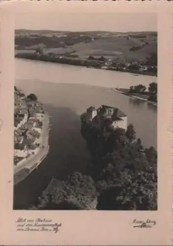 Passau - Blick vom Oberhaus - ca. 1950