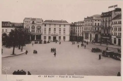 Frankreich - Frankreich - Le Mans - Place de la Republique - ca. 1935