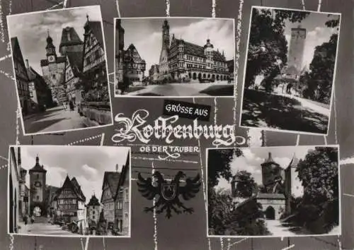 Rothenburg - mit 5 Bildern - ca. 1955