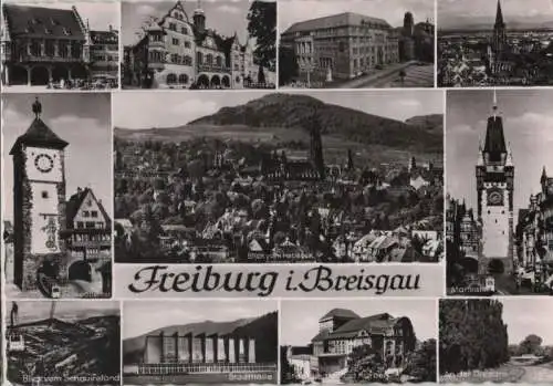 Freiburg - u.a. Stadthalle - ca. 1960