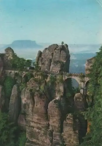 Sächsische Schweiz - Basteibrücke - 1975