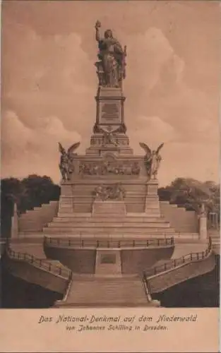 Rüdesheim, Niederwalddenkmal - 1930