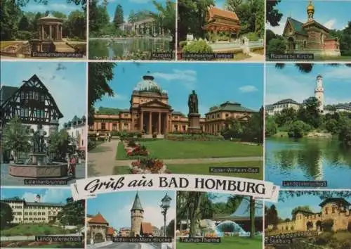 Bad Homburg - u.a. Kaiser-Wilhelm-Bad - 1989