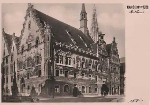 Ulm - Rathaus - ca. 1955