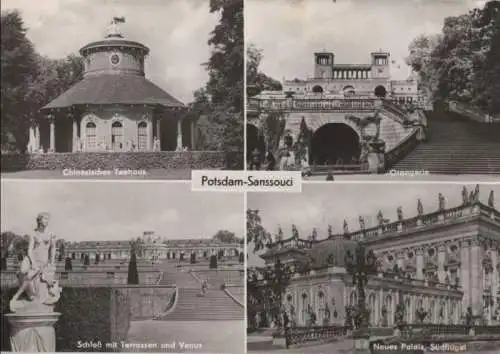 Potsdam, Sanssouci - u.a. Chinesisches Teehaus - 1967