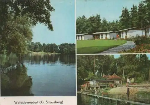 Waldsieversdorf - u.a. Bungalows des Erholungszentrums - 1976