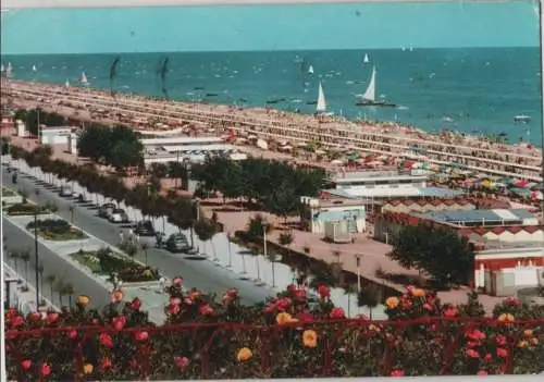 Italien - Riccione - Italien - Teil des Strandes