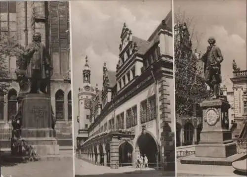 Leipzig - u.a. Goethedenkmal - 1973