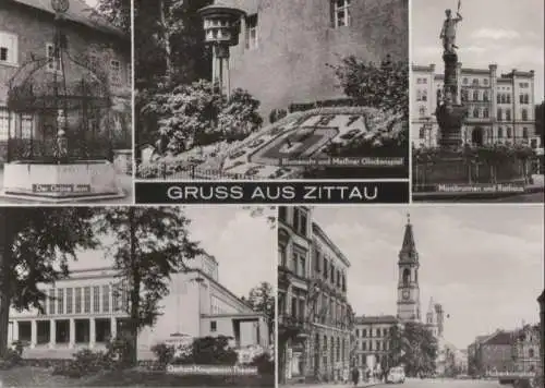 Zittau - u.a. Gerhart-Hauptmann-Theater - 1977