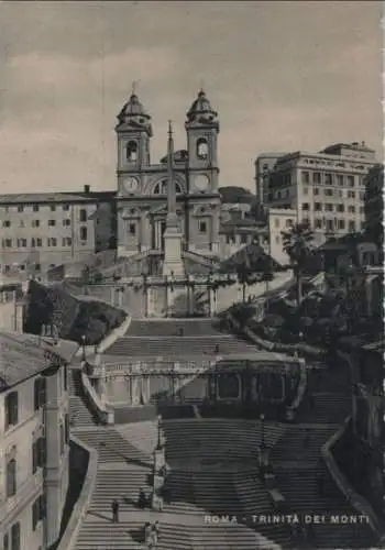 Italien - Italien - Rom - Roma - Firche der Trinita dei Monti - ca. 1955