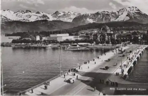 Schweiz - Schweiz - Luzern - und die Alpen - ca. 1960