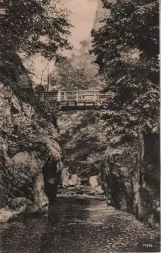 Bodetal			 - Teufelsbrücke am Bodekessel