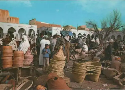 Marokko - Marokko - Sonstiges - typischer Markt - ca. 1980