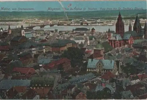 Mainz - vom Stephansturm - ca. 1920