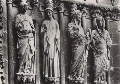 Frankreich - Frankreich - Reims - Cathedrale Notre-Dame, Facade Occidentale - ca. 1965