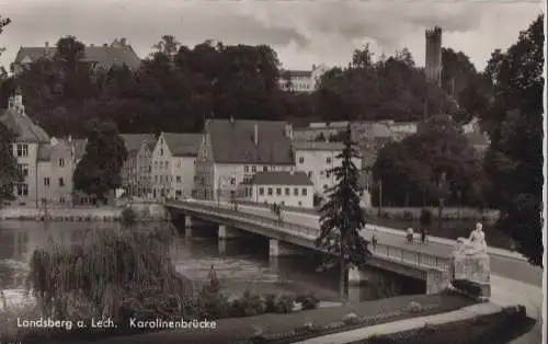 Landsberg - Karolinenbrücke - 1957