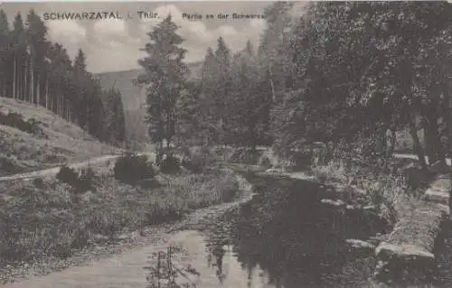 Partie an Schwarza - Schwarzatal  - ca. 1955