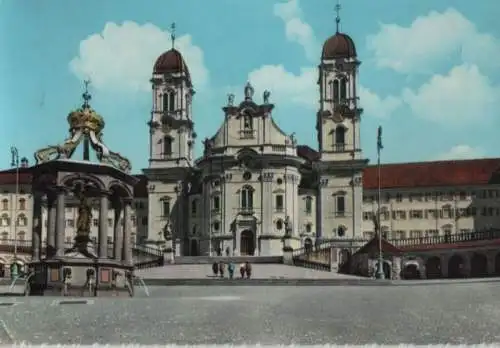 Schweiz - Schweiz - Einsiedeln - Kloster und Marienbrunnen - 1959