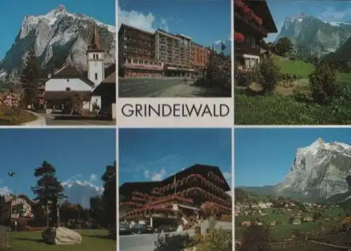 Schweiz - Schweiz - Grindelwald - 6 Teilbilder - ca. 1985