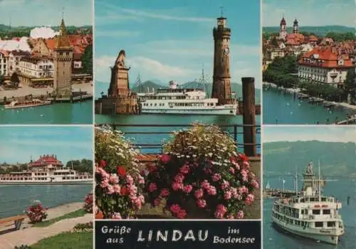 Lindau - 5 Teilbilder - 1968