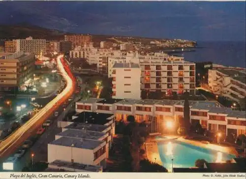 Spanien - Playa del Inglés - Spanien - Night panorama