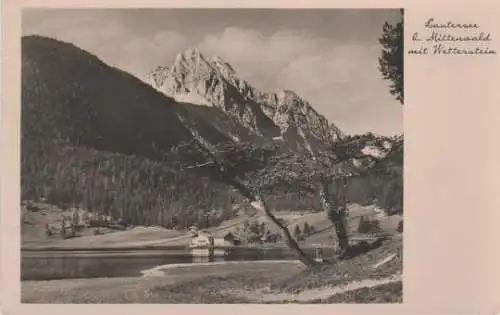 Mittenwald - mit Wetterstein - ca. 1950