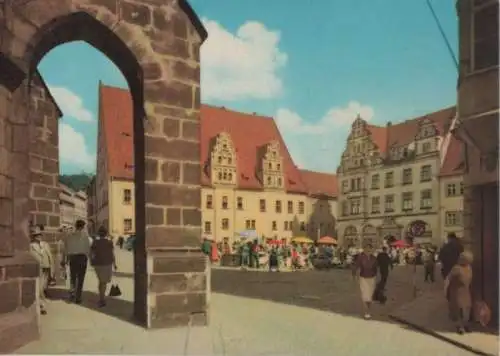 Meißen - Marktplatz mit Rathaus - 1966