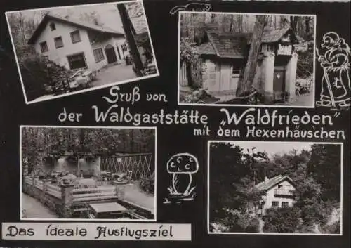 Salzdetfurth-Groß Düngen - Waldgaststätte Waldfrieden - ca. 1965