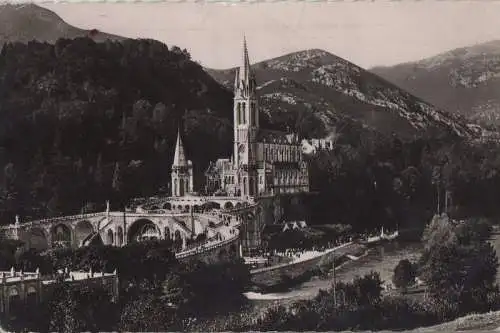 Frankreich - Frankreich - Lourdes - La Basilique - ca. 1955