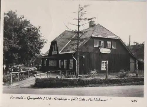 Altenberg, Zinnwald-Georgenfeld - HO Cafe Am Hochmoor - 1978