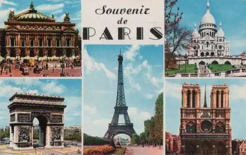 Frankreich - Frankreich - Paris - mit 5 Bildern - 1968