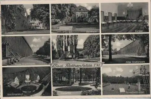 Bad Rothenfelde - u.a. Badehaus - ca. 1955