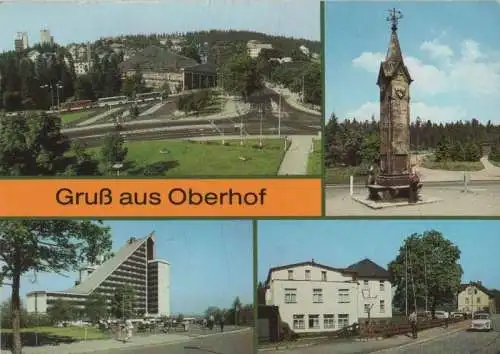 Oberhof - u.a. Gaststättenkomplex Oberer Hof - 1989