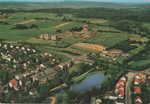 Horn-Bad Meinberg - Luftbild m. Parksee - 1984