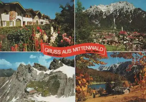 Mittenwald - u.a. Häuser Obermarkt - 1983