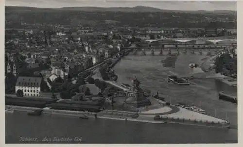 Koblenz - das Deutsche Eck - ca. 1940