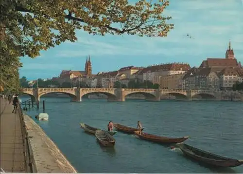 Schweiz - Schweiz - Basel - Mittlere Rheinbrücke - 1977