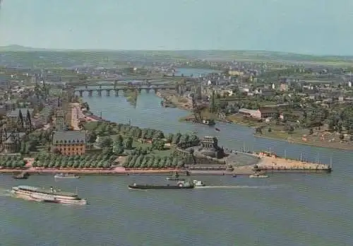 Koblenz - Deutsches Eck - ca. 1970