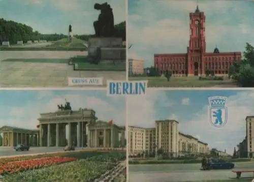 Berlin, Ostteil - mit 4 Bildern - 1962