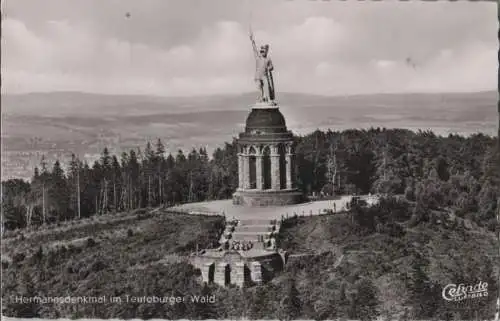 Hermannsdenkmal bei Hiddesen - Teutoburger Wald - 1956