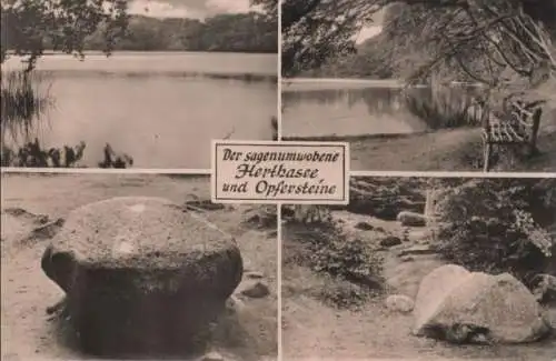 Herthasee - und Opfersteine - 1957