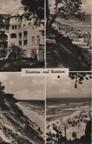 Usedom - 4 Teilbilder - 1957