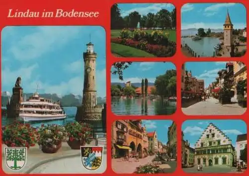 Lindau - 7 Teilbilder - ca. 1980