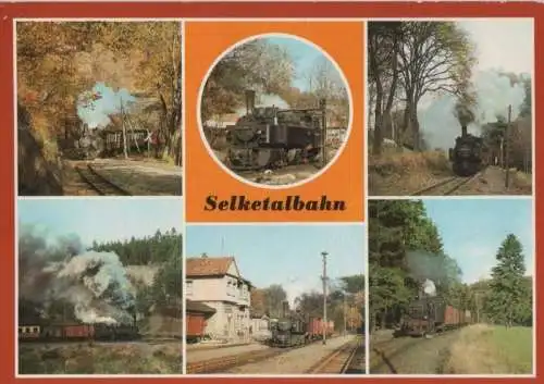 Selketalbahn - u.a. bei Drahtzug - 1988