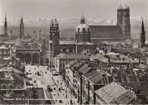 München - Blick von Ludwigskirche