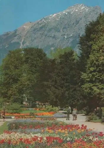 Bad Reichenhall - Kurpark mit Hochstaufen - 1976